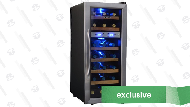 Nevera Newair zonal dual con capacidad para 21 botellas de vino | $213 | Newair | Usa el código KINJA50Gráfico: Shep McAllister